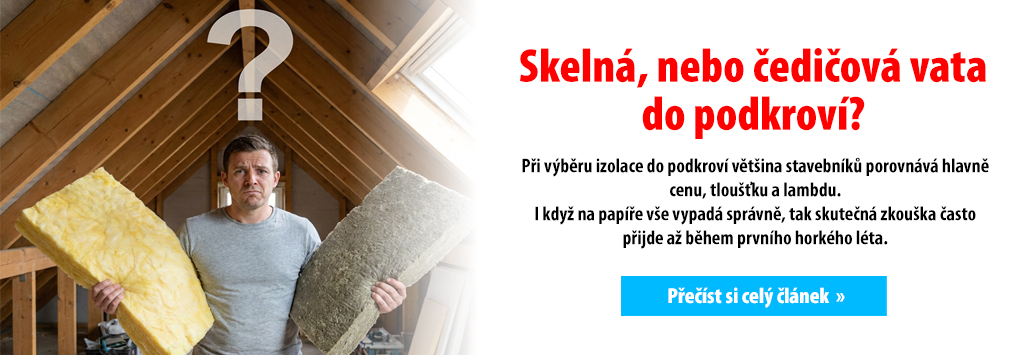 Skelná vs. čedičová vata