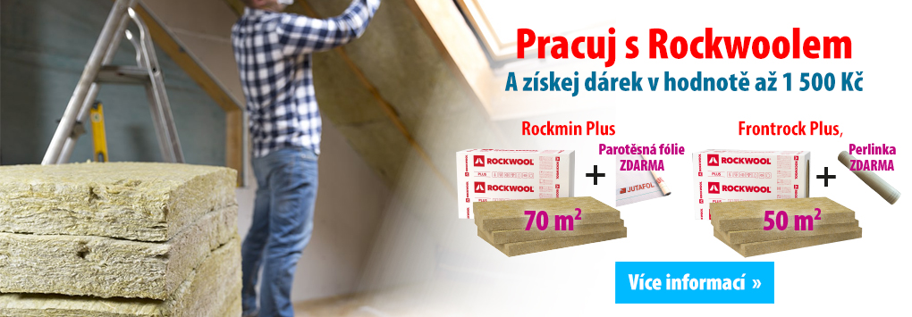 Pracuj s Rockwoolem a získej dárek v hodnotě až 1 500 Kč