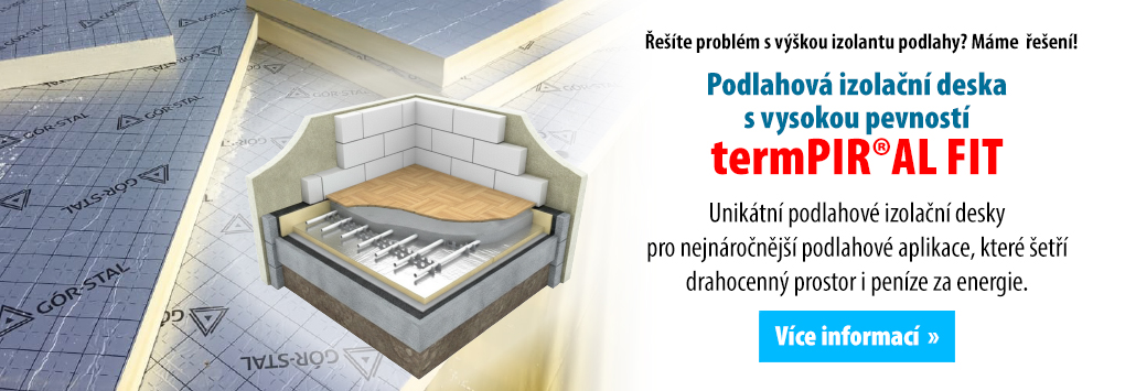 termPIR AL FIT - izolace podlahy