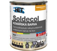 HET Soldecol Kovářská barva 1999 kovově šedá 0,75l - samozákladující barva