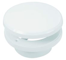 HACO Ventil talířový s regulací, bílý, 100 mM