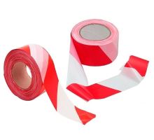 Páska výstražná červeno-bílá 75mmx100m, Blue Dolphin Tapes