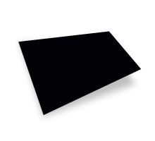 Blacho plech hladký tabule 0,5mm 1,25x2m černá RAL9005
