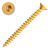 Vrut univerzální zapuštěná hlava Torx T25 celý závit 5x40mm
