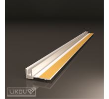 Lišta okenní začišťovací bílá - APU lišta, š.6mm, d.2,4m