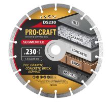 Kotouč diamantový 230x1,8mm segmentový DS230 Pro Craft