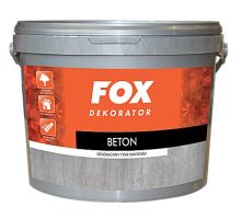 Dekorační omítka Efekt beton, přírodní, 10kg, Fox Decorator