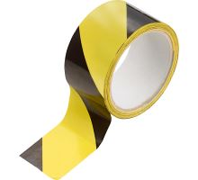Páska výstražná žluto-černá 50 mm levá (36)
