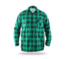 Pracovní flanelová košile zelená, vel. XXL Dedra