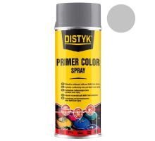 Distyk Primer color spray základní nátěr 400 ml OKENNÍ ŠEDÁ RAL7040