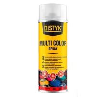 Distyk Multi color spray univerzální barva ve spreji 400 ml DOPRAVNÍ ČERNÁ RAL9017