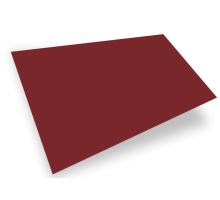 Blacho plech hladký tabule 0,5mm 1,25x2m oxidovaná červená RAL3009