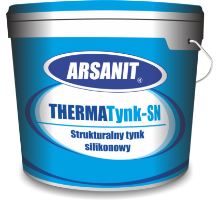 Arsanit THERMATynk-SN 1,5mm 25 kg, silikonová zrnitá bílá fasáda (Baranek)