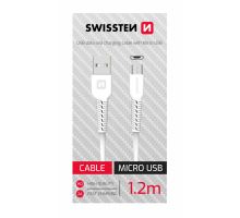 Kabel USB microUSB 1,2m 2A SWISSTEN