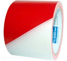 Páska výstražná červeno-bílá &quot;zákaz vstupu&quot; 80mmx250m