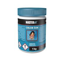 Mastersil Chlor šok 1 kg, pro šokovou, náhlou potřebu úpravy vody
