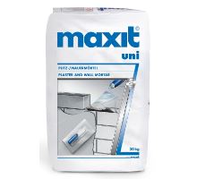 MAXIT uni 5MPa, 30kg - ruční univerzální zdící a omítková vápeno-cementová malta, pro interiér/exteriér, tl. vrstvy 10mm, zrno 0-2mm