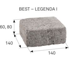 BEST Legenda I 6x14x14cm (9,36) karamel dlažba ostařená