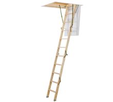 DOLLE půdní skládací schody Click Fix MINI 36, dřevěný žebřík, rozměr 92,5x60 cm, výška stropu do 280 cm