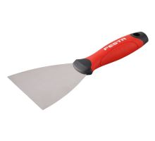 Špachtle 100mm nerez s gumovou rukojeťí Festa