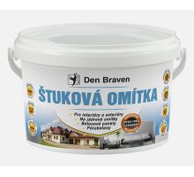 Den Braven Štuková omítka, 14kg - vnitřní/vnější hotová namíchaná štuková omítka