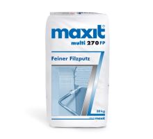 Maxit multi 270 FP, 25kg - vnitřní/vnější vápenocementová tenkovrstvá stěrka, zrno 0-0,6mm, tl. vrstvy 1-3mm