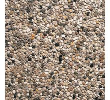 Betonová plošná dlažba Semmelrock Picola vymývaná 40,5 x 40,5 x 3,8 cm říční štěrk hnědá