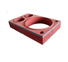 Vario betonový prstenec s otvory TK3HB červený