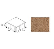 Best betonová dlažba Karo (kostka) 6 x 20 x 20 cm karamelová