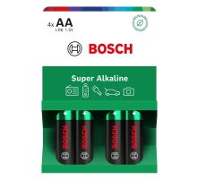 Baterie 4xAA tužková Bosch LR6SA4B/00 Super Alkaline (4ks)